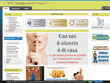 Tablet Screenshot of fonoisolamento.it